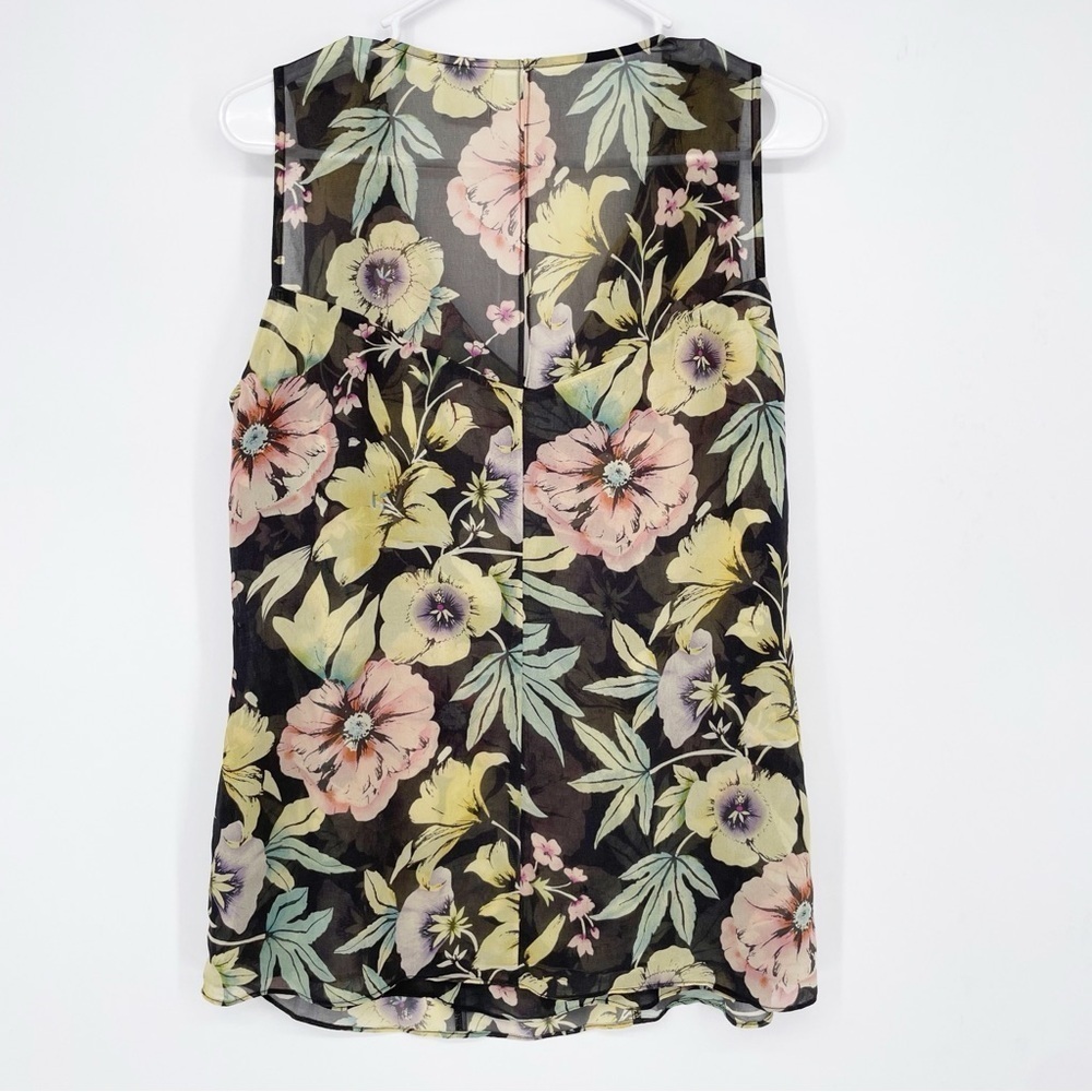 Cabi Osaka Nights 3265 Floral Ruffled Top Size S - Picture 5 of 6